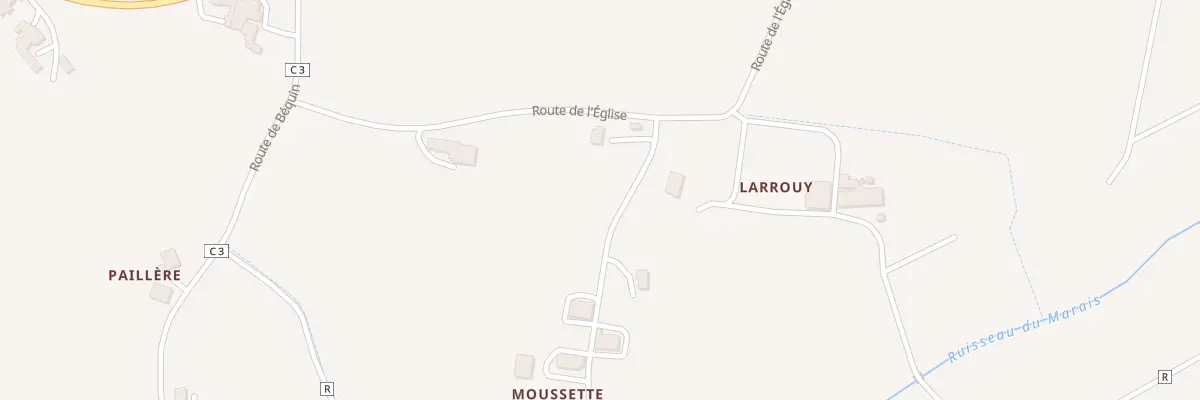 Plan du 1778 Rte du Marais à Montesquieu