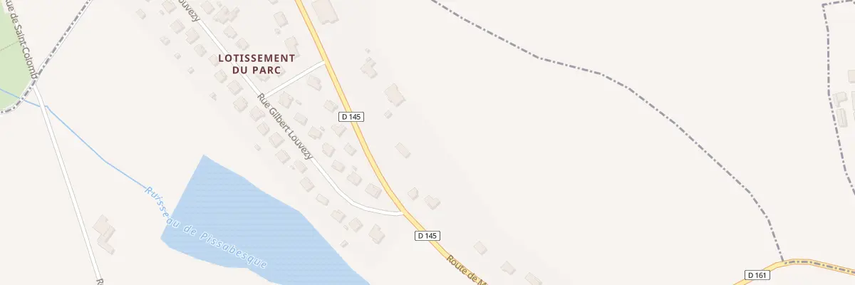 Plan du 345 Rte de Monbahus à Saint-Colomb-de-Lauzun