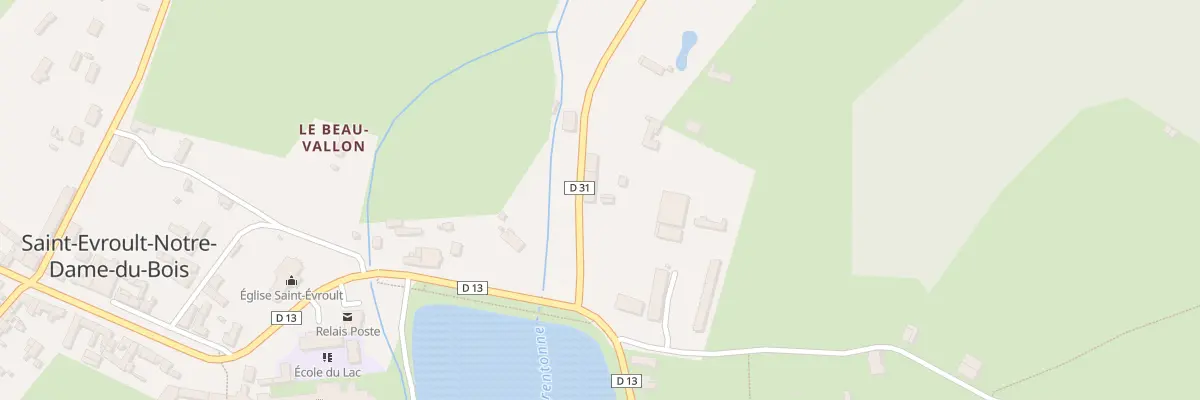 Plan du 86 Rte de la Ferte-Fresnel à Saint-Evroult-Notre-Dame-du-Bois