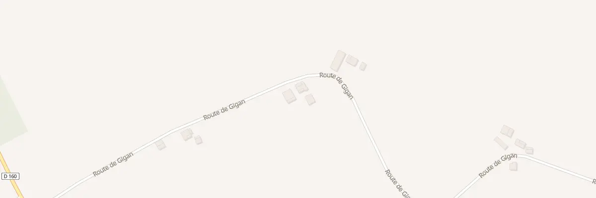 Plan du 494 Rte de Gigan à Coulx