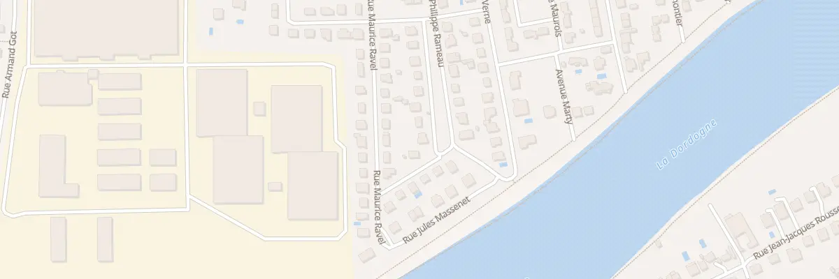 Plan du 4 Rue J Ph Rameau à Bergerac