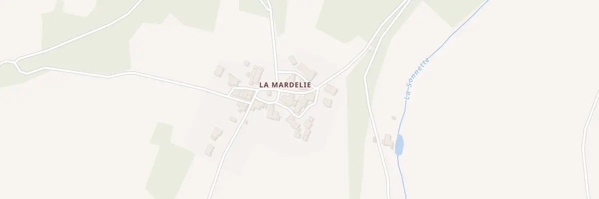 Plan du 1 La Mardelie à Saint-Laurent-de-Céris