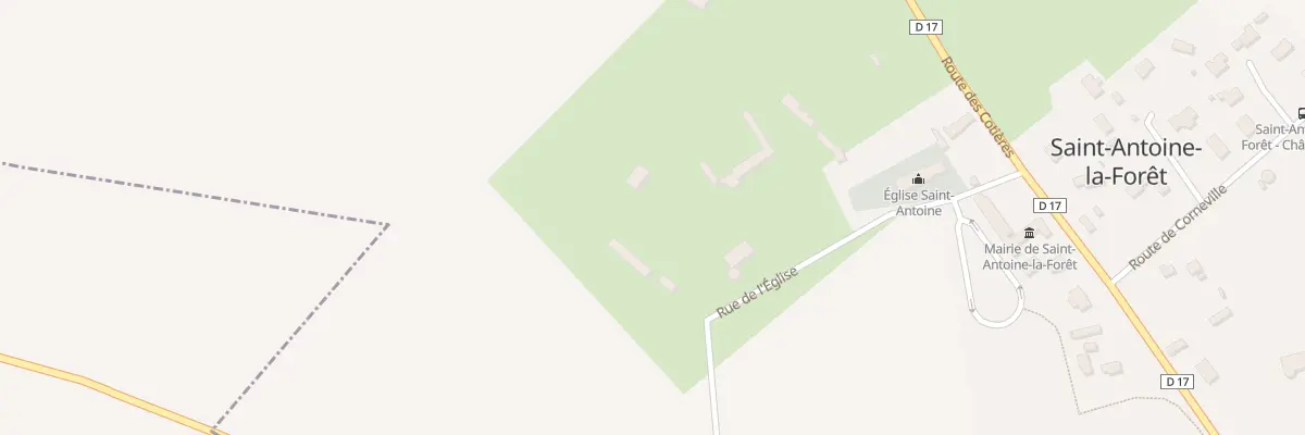 Plan du 5155 Le Bourg à Saint-Antoine-la-Forêt