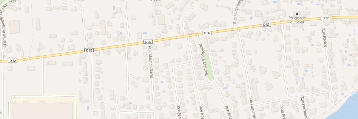 Plan du 40 Rue J Ph Rameau à Bergerac