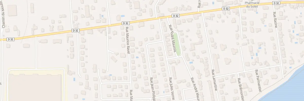 Plan du 33 Rue J Ph Rameau à Bergerac