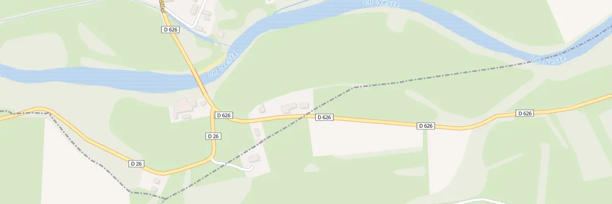 Plan du 13 Rte de Nestier à Anères