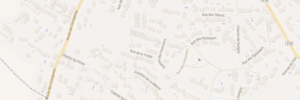 Plan du 4 Rue de la Treille à Sèvres-Anxaumont