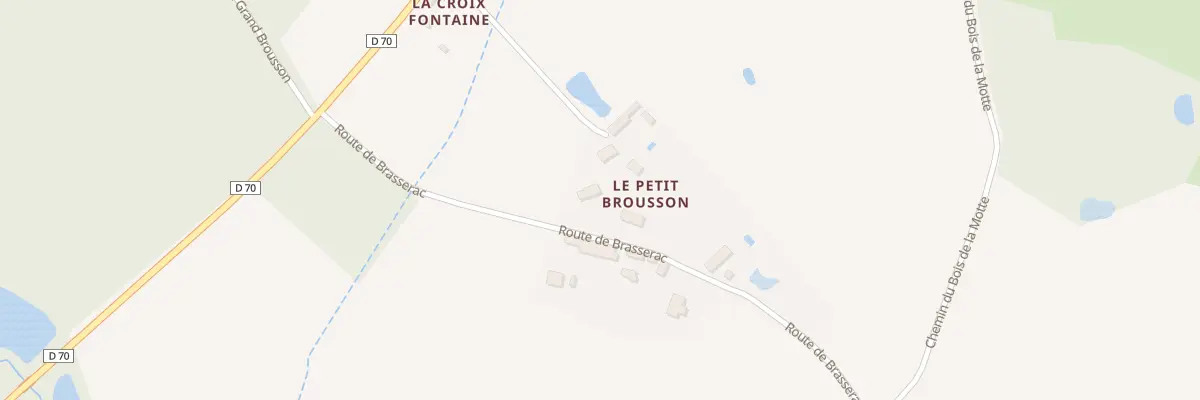 Plan du 229 Rte de Brasserac à Ambillou