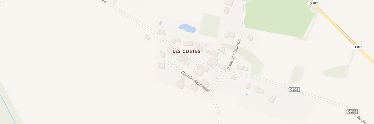 Plan du 11 Les Costes à Ribagnac