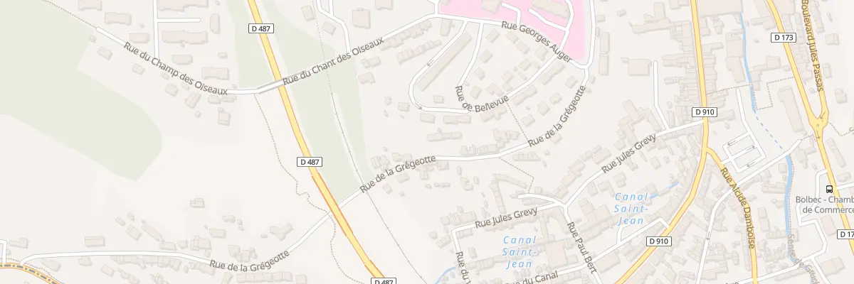 Plan du 36 Rue de la Grégeotte à Bolbec