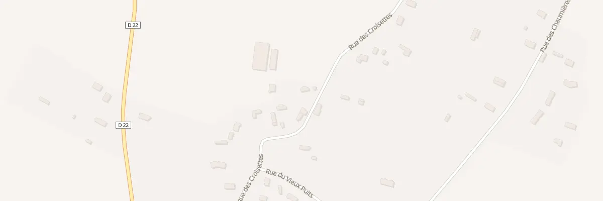 Plan du 14 Rue des Croisettes à Drucourt