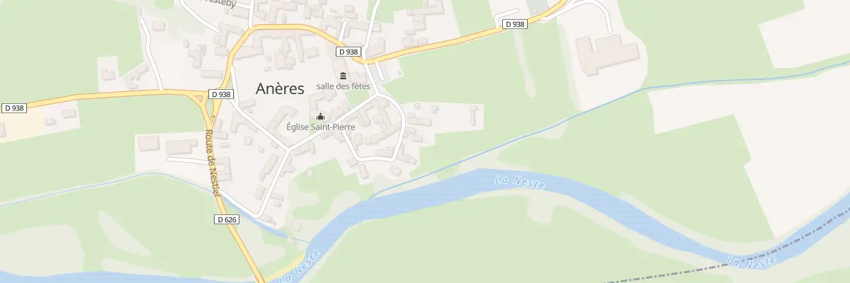 Plan du 5 Rue du Chateau à Anères