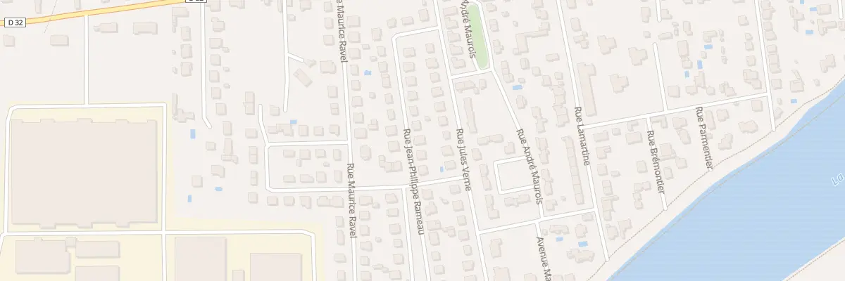 Plan du 21 Rue J Ph Rameau à Bergerac