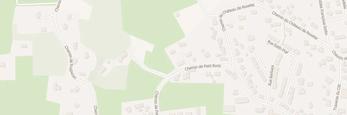Plan du 68 Che du Petit Rooy à Bergerac