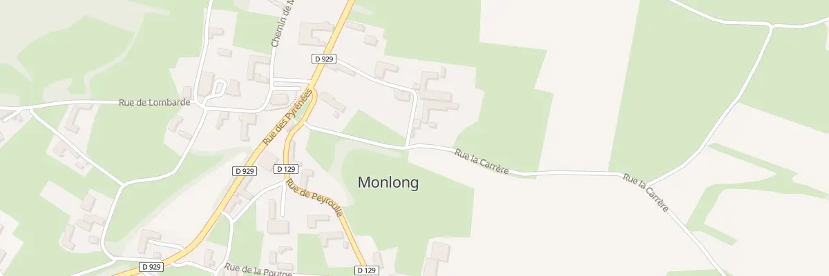 Plan du 5009 La Carrere à Monlong