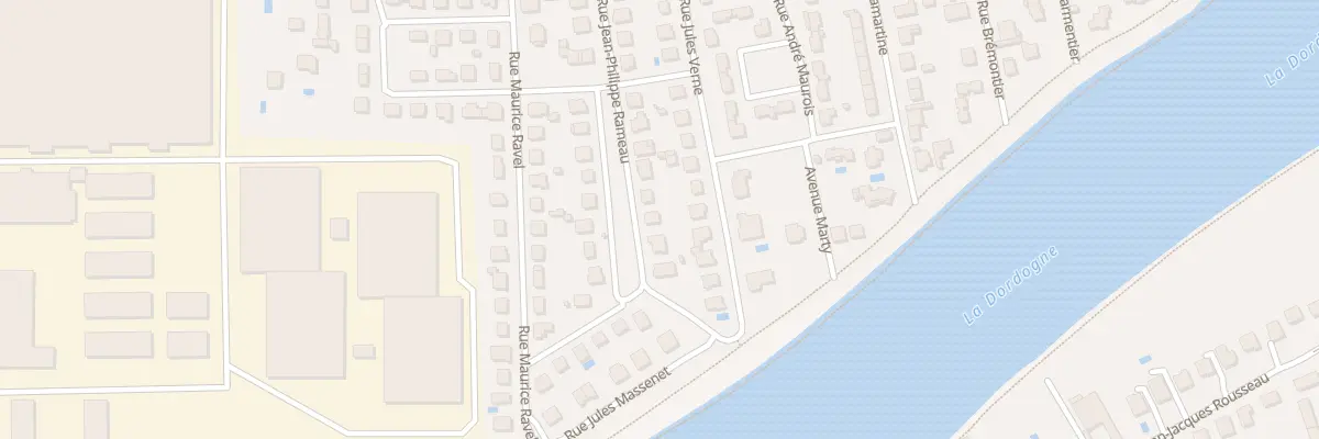 Plan du 5 Rue J Ph Rameau à Bergerac