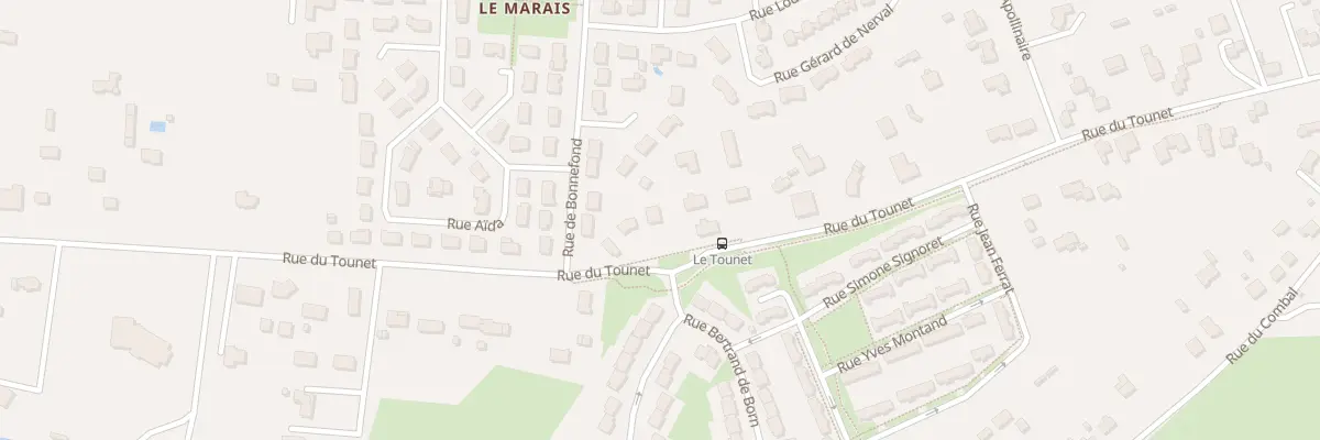 Plan du 78 Rue du Tounet à Bergerac