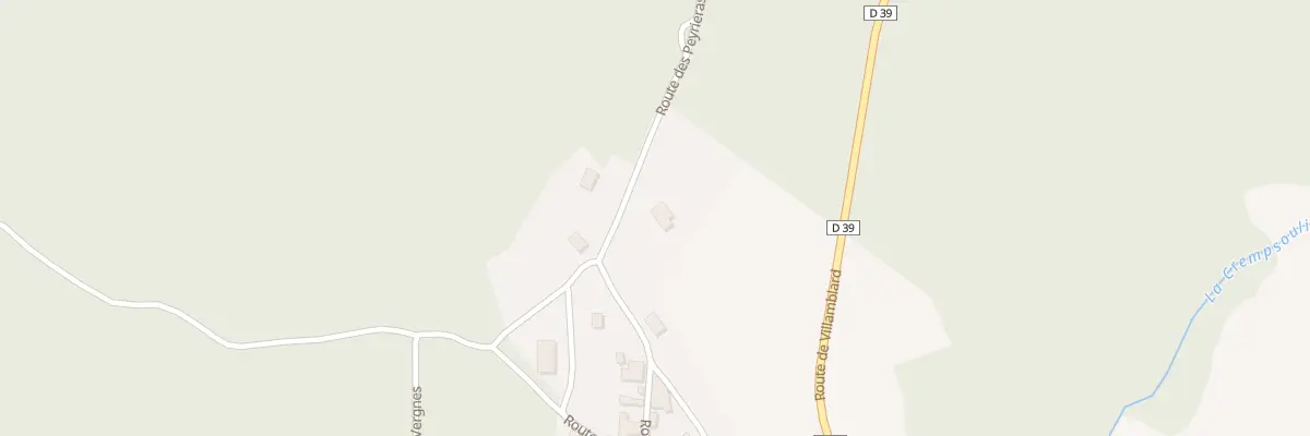 Plan du 461 Rte de Peyrieras à Saint-Séverin-d’Estissac
