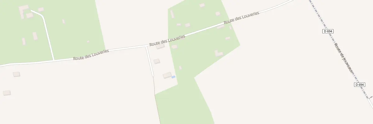 Plan du 1480 Rte des Louveries à Morainville-Jouveaux