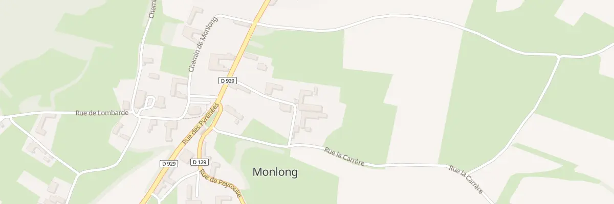 Plan du 5010 La Carrere à Monlong