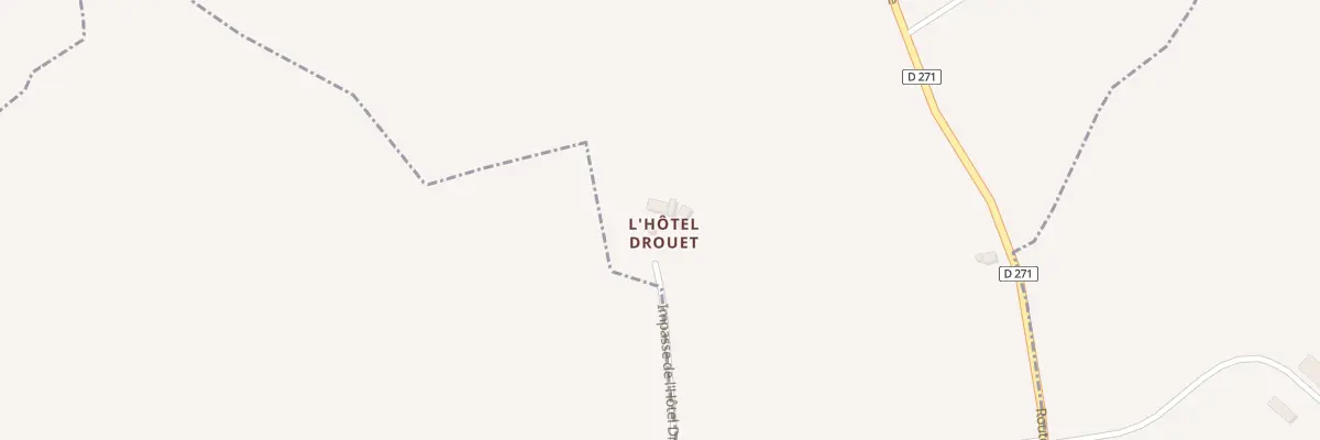 Plan du 163 L’Hotel Drouet à Saint-Jouin-de-Blavou