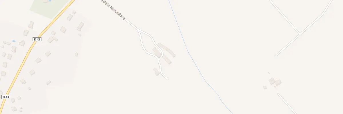 Plan de All de la Merveillère à Thuré