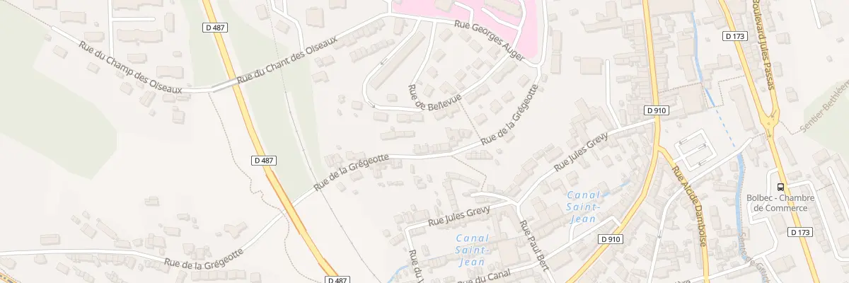 Plan du 20 Rue de la Grégeotte à Bolbec
