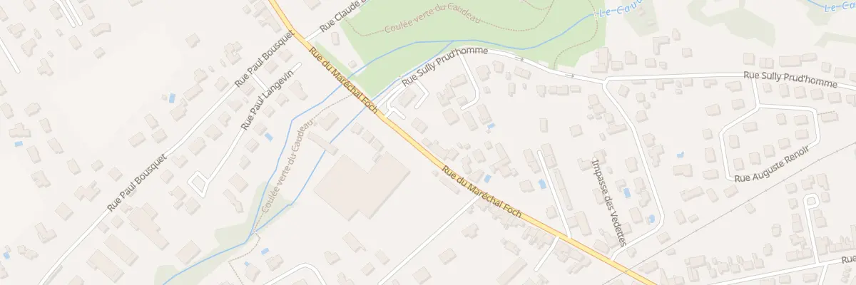 Plan du 25 Rue du Maréchal Foch à Bergerac