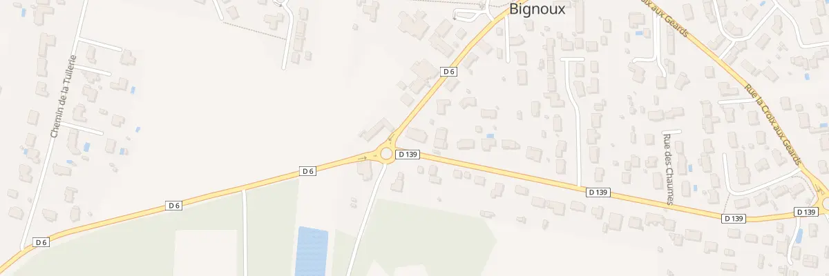 Plan du 1 Rue du Grand Champ à Bignoux