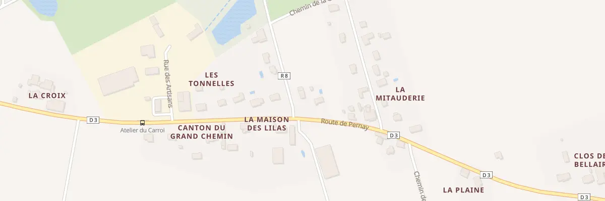 Plan du 40 Che des Tonnelles à Ambillou
