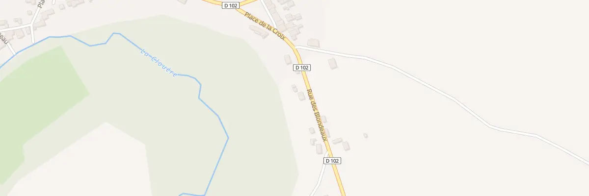 Plan du 6 Rue des Blondeaux à Brion