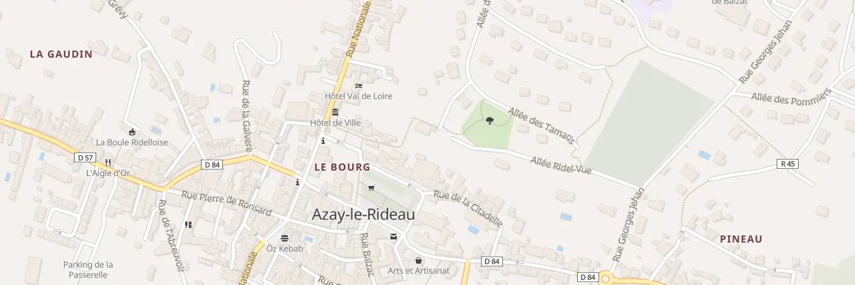 Plan du 4 Rue Descartes à Azay-le-Rideau