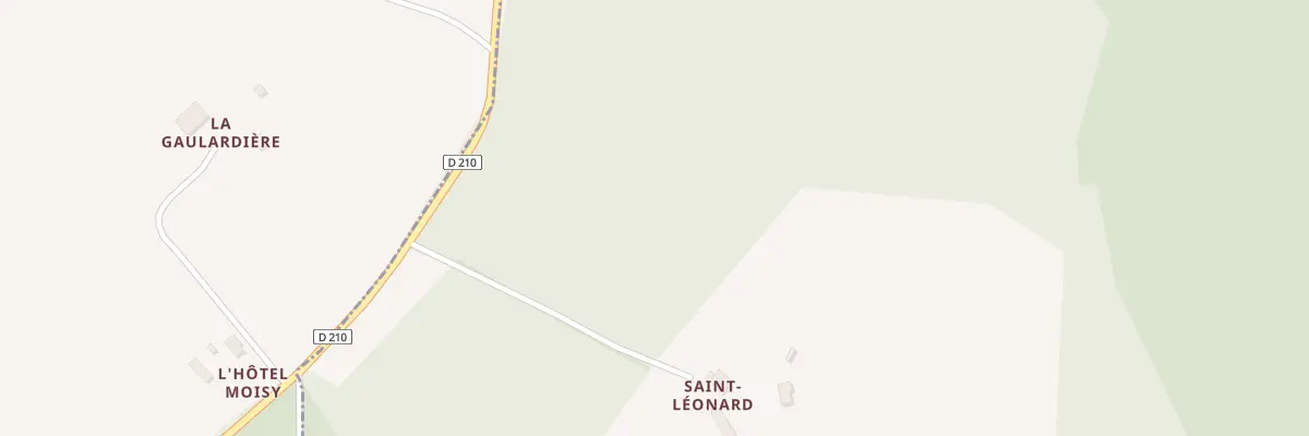 Plan du 5003 Saint Leonard à Bellavilliers