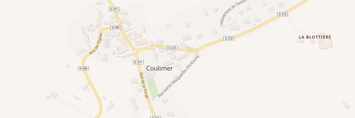 Plan du 5 Rue de la Poste à Coulimer