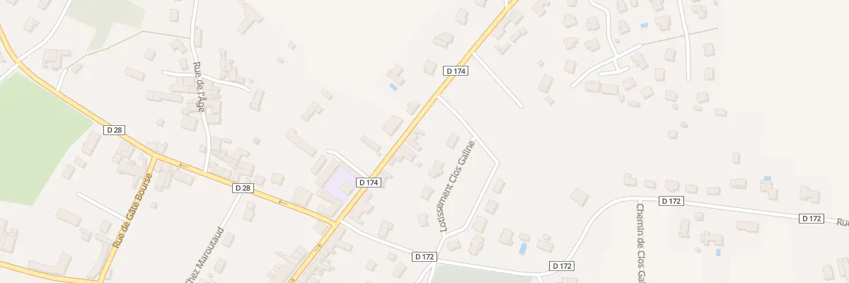 Plan du 14 Rte de Confolens à Saint-Claud
