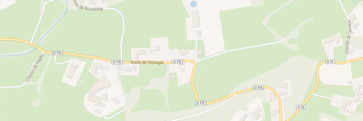 Plan du 8 Rte de Hautaget à Bize