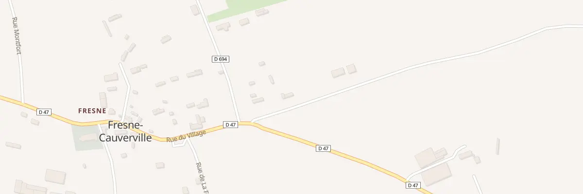 Plan du 14 L’Eglise à Fresne-Cauverville