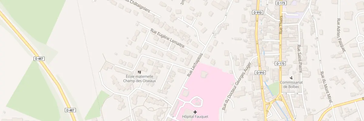 Plan du 27 Rue Eugène Lemaitre à Bolbec