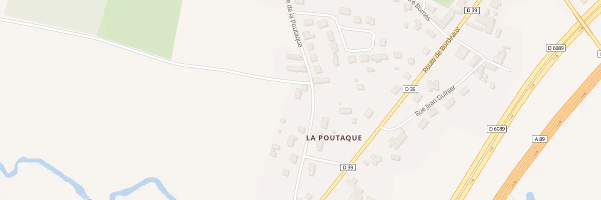 Plan du 39 Rue de la Poutaque à Neuvic