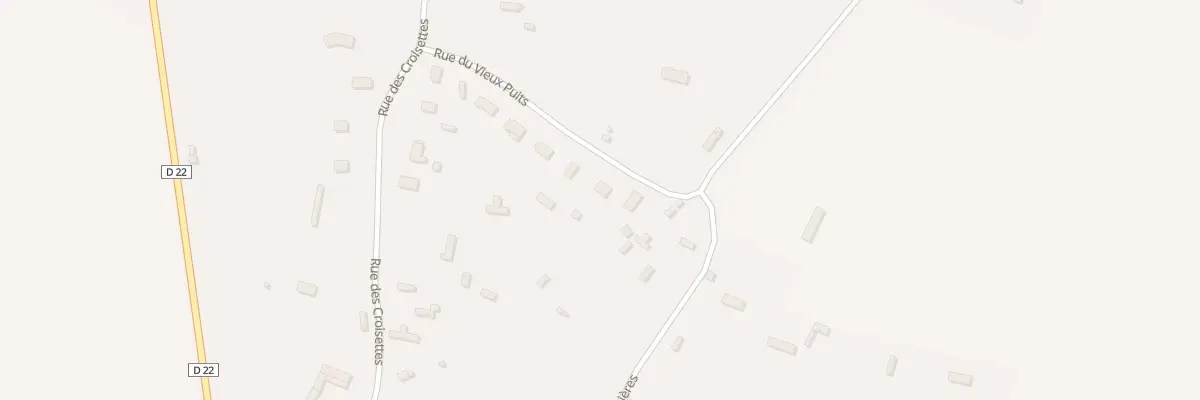 Plan du 5 Rue du Vieux Puits à Drucourt