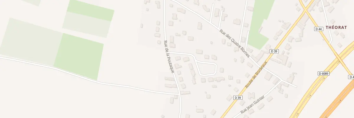 Plan du 1 Res de la Poutaque à Neuvic