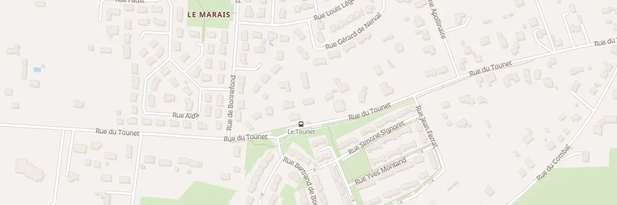 Plan du 76 Rue du Tounet à Bergerac