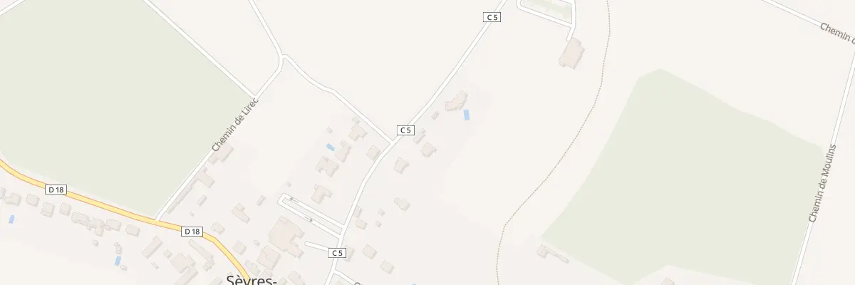 Plan du 9 Rte de Bignoux à Sèvres-Anxaumont