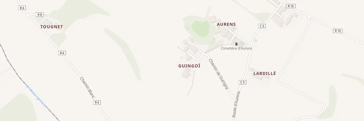 Plan du 164 Chem de Guingoy à Castelnau-sur-l’Auvignon