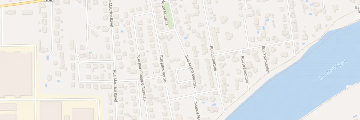 Plan du 20 Rue Andre Maurois à Bergerac