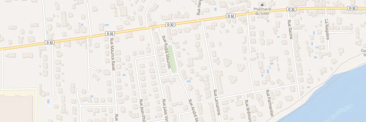 Plan du 25 Rue Andre Maurois à Bergerac
