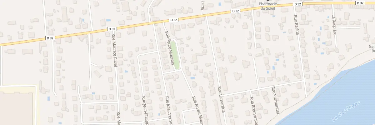 Plan du 23 Rue Andre Maurois à Bergerac