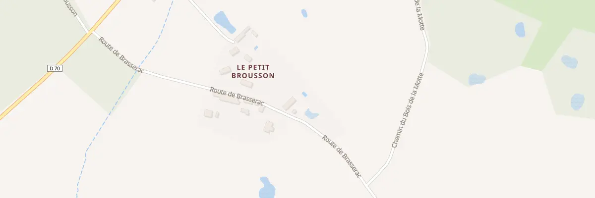 Plan du 349 Rte de Brasserac à Ambillou