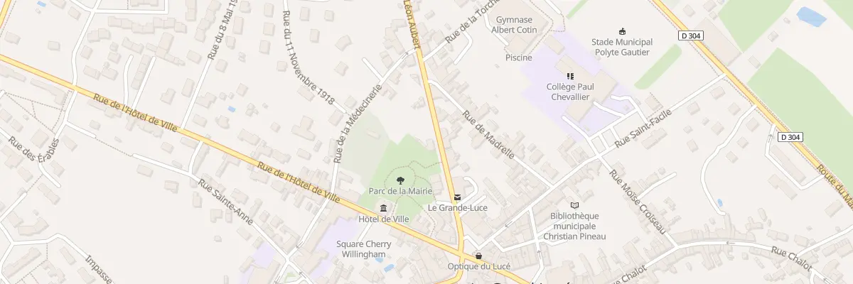 Plan du 7 Rue Leon Aubert au Grand-Lucé
