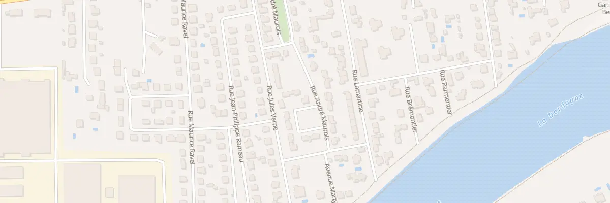 Plan du 18 Rue Andre Maurois à Bergerac